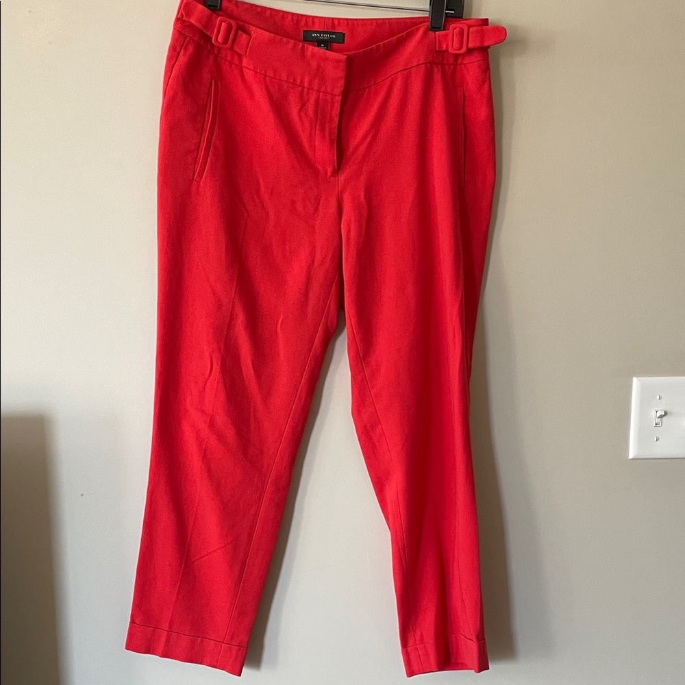 Ann Taylor Vivid Red Men's Khakis
